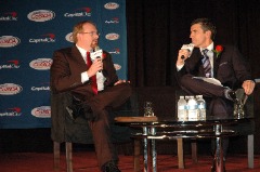 Mark Fleming was interviewed by Rece Davis at the 2013 Academic All-America Hall of Fame Ceremony after receiving the CoSIDA Lester Jordan Award.